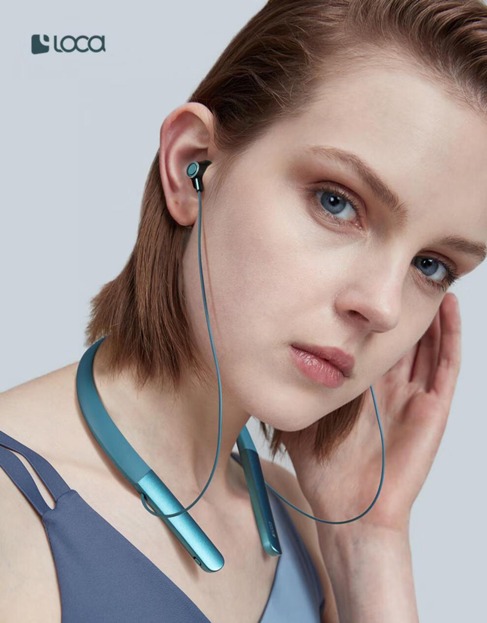 西士 适用于vivo蓝牙耳机挂脖式x60pro 高音质x50步步高s9入耳式x27