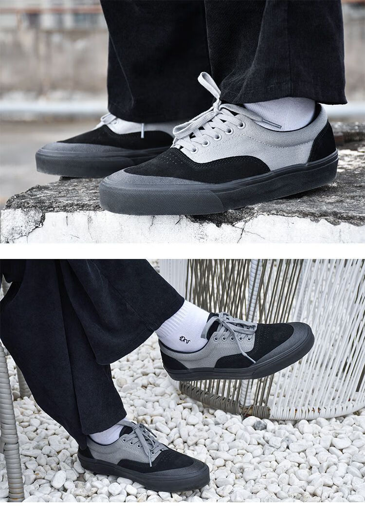 极路客huf柠檬黄色专业运动翻毛皮尖客潮男女情侣学生耐磨滑板鞋