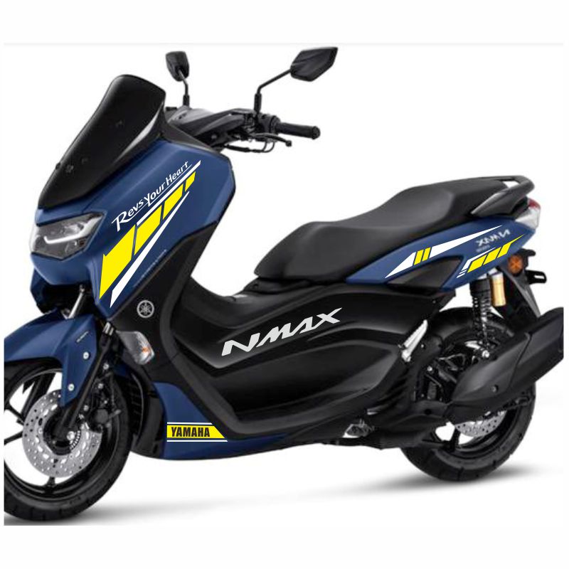 雅馬哈nmax155車貼適用於nmaxyamaha貼紙踏板車拉花摩托車身貼花 熒光