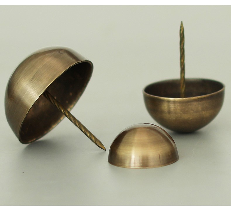 泡钉中式仿古大门装饰图钉古建帽钉半圆鼓钉复古木门铜钉配件门钉古代