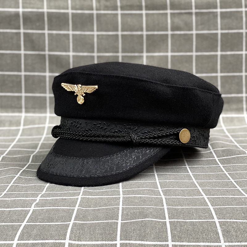 yunsijun 海军风~ 英伦复古贝雷帽子女秋冬季时尚百搭画家帽网红同款