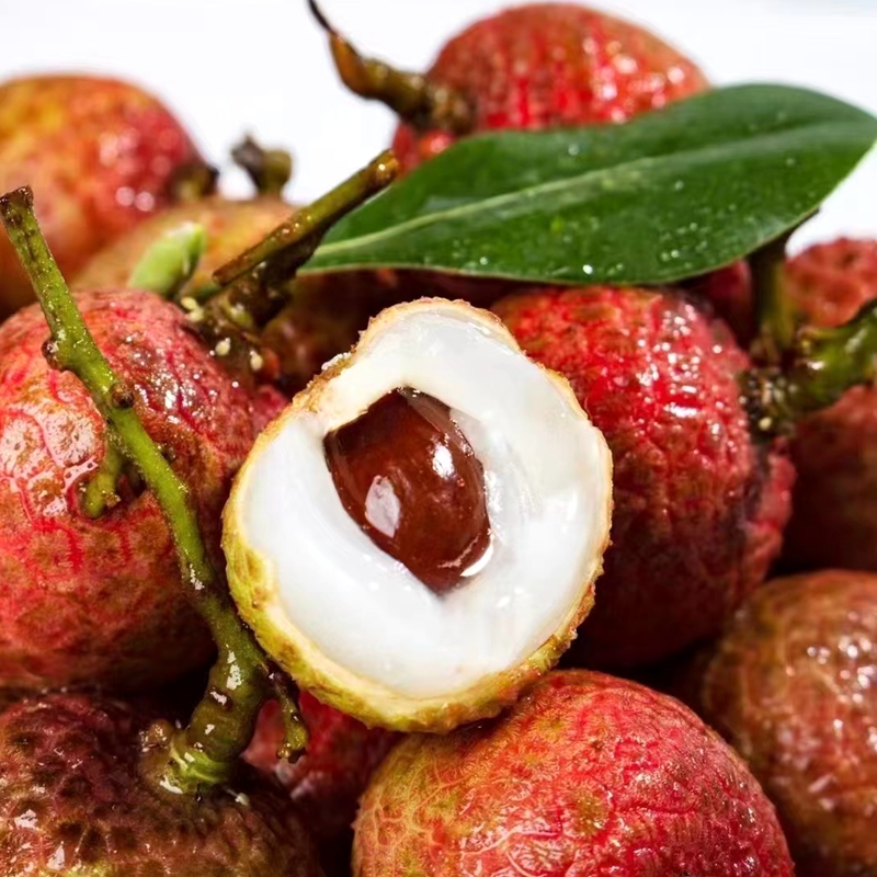 青樱红荔顺丰速运海南老树桂花香荔枝3斤装新鲜应当季孕妇水果现摘现