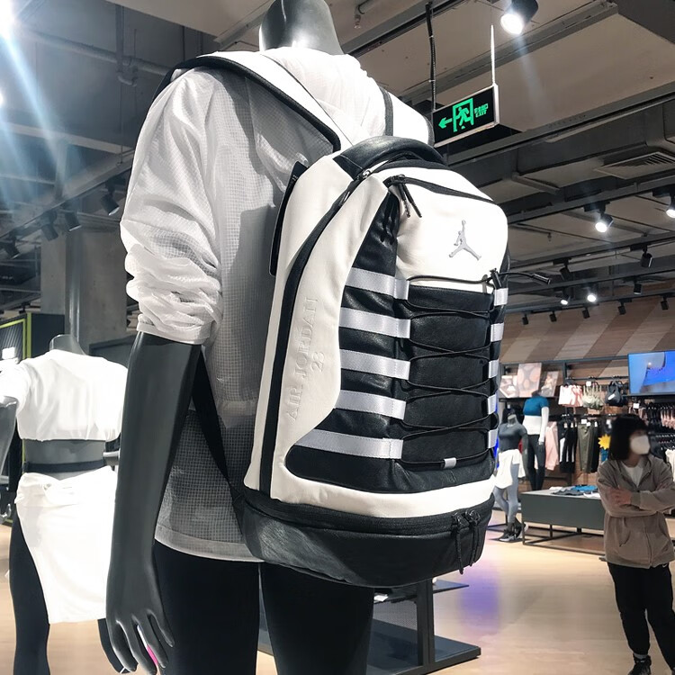 nike耐克jordan休闲运动学生书包双肩背包aj10男女ha4637-121 ha4470