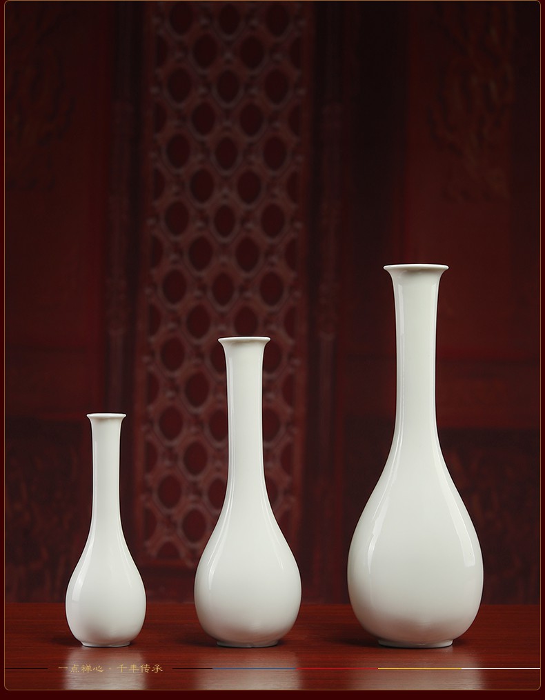 观音甘露瓶 陶瓷玉净瓶供佛摆件观音甘露菩萨净水瓶佛前供具水杯花瓶