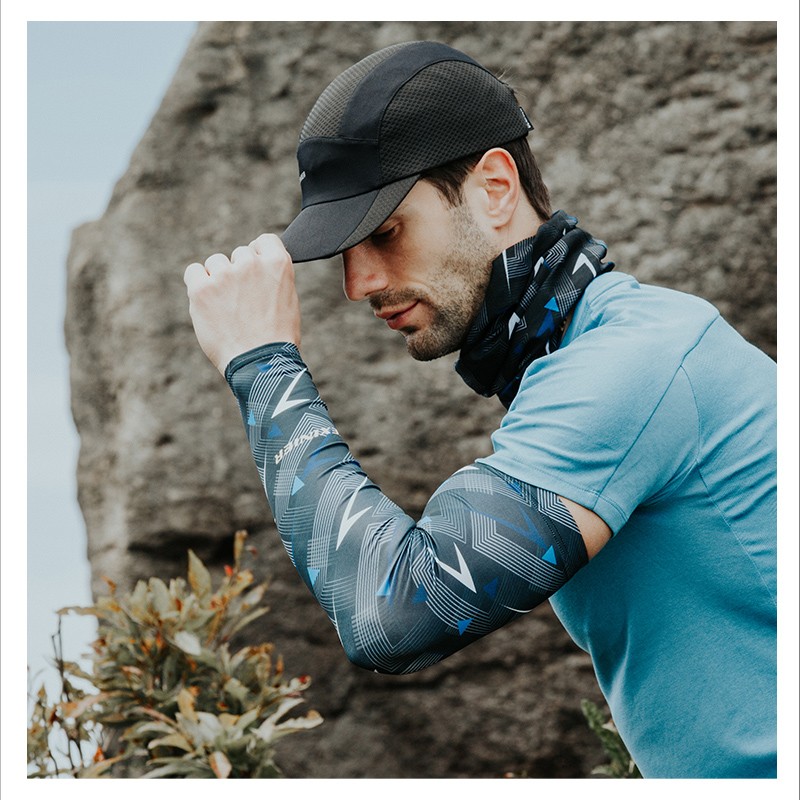 冰袖男夏季防晒袖冰丝袖套男士护袖护臂手套袖女花臂防紫外线户外出行