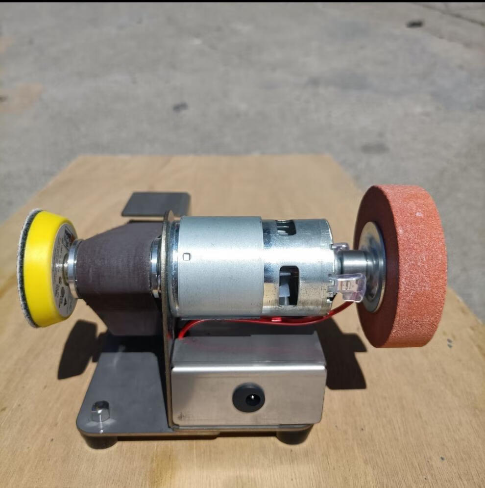 享动砂带机磨刀机打磨砂轮机小型迷你砂带打磨机微型电动抛光机磨刀器