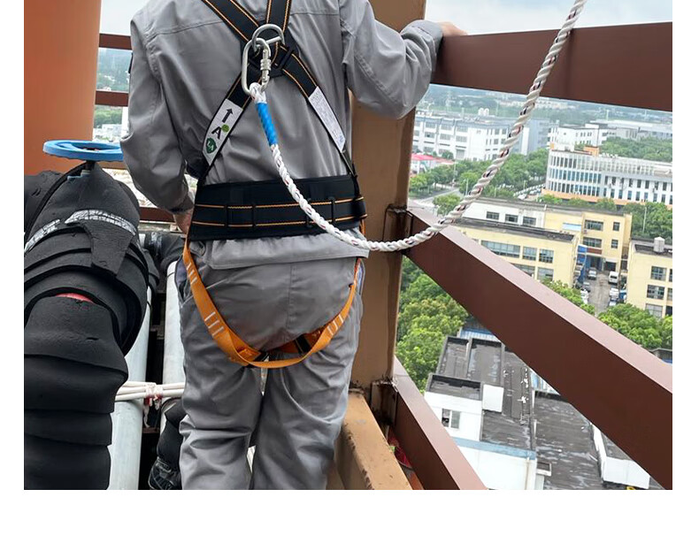 五点式防护安全带户外防坠落全身式高空安全绳套装空调安装电工保险带