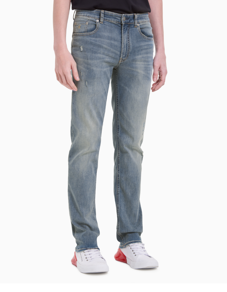 ck jeans 2021春夏男装中蓝色合体版牛仔裤j317849 1a4-蓝色 31
