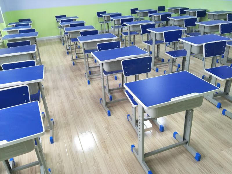 佳时尚(jvjiavogue) 加厚学校课桌椅单人中小学生书桌升降培训桌凳