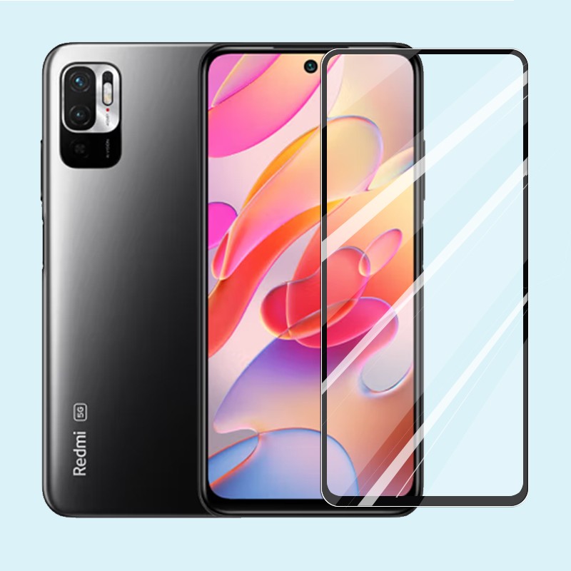 骁族小米redminote10pro5g手机钢化膜65英寸防刮保护膜高清全屏钢化