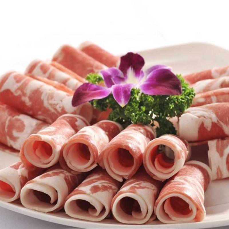 皓月清真肉 火锅烤肉肉卷 肥牛肉片 750g装 一份两盒3斤 皓月清真肉