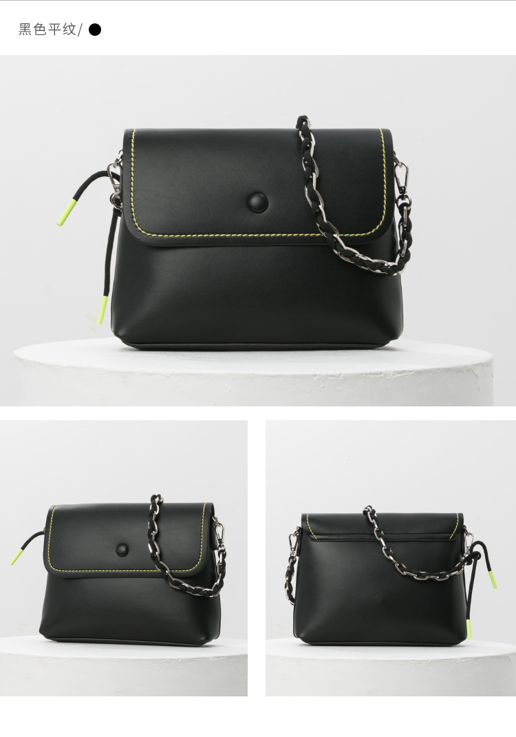 三福秋季石头纹系列时尚设计感石头纹理大容量女包429771白色新绣格大