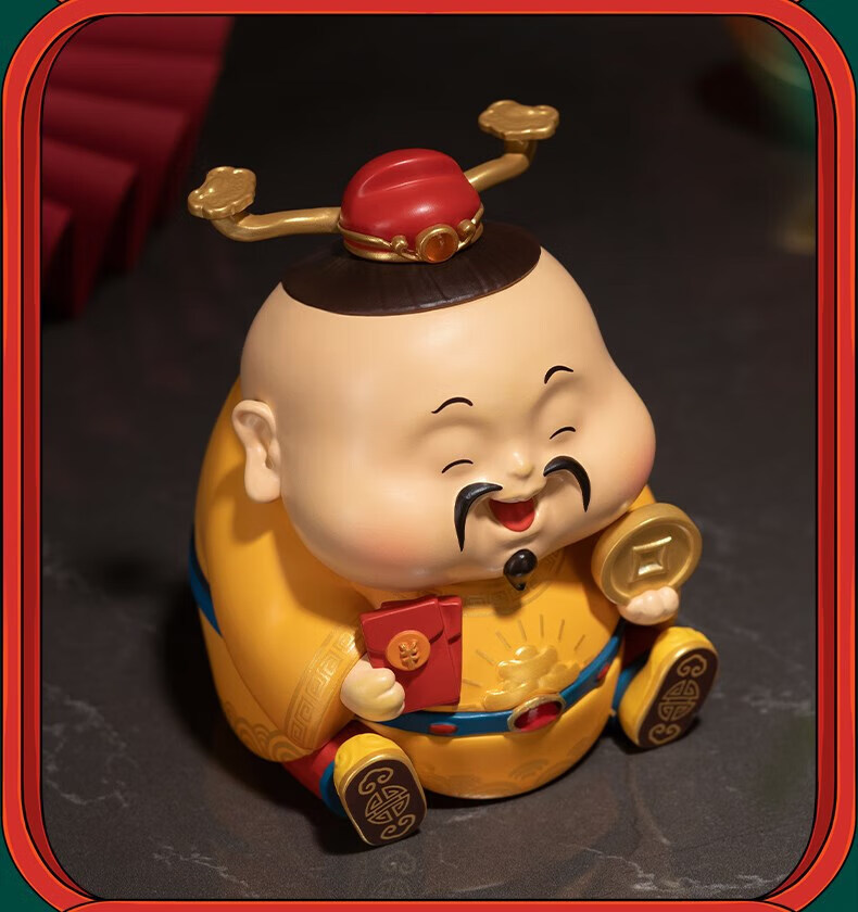 欢喜小将 潮玩艺术品 财富小分队 貔貅金蟾 国潮创意礼物摆件 勇金蟾