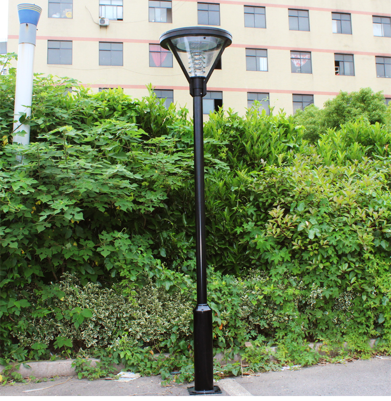 防水led路灯花园别墅小区道路超亮高杆3米室外路灯预埋件f款灯头灯杆