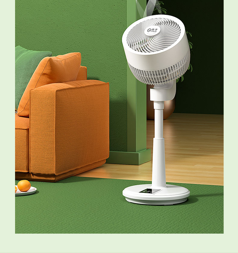 小度落地式电风扇小型冷风扇制冷智能语音空气循环扇家用静音台立式3d
