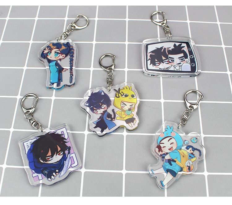 刺客柒哥钥匙扣刺客伍六七周边梅花十三挂件亚克力书包挂饰礼物【9月