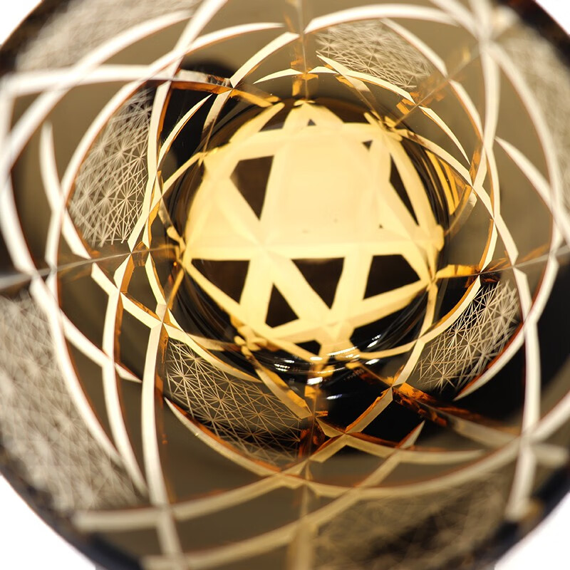 日本进口原装kagami江户切子水晶杯日式江户切子水晶玻璃杯威士忌酒杯