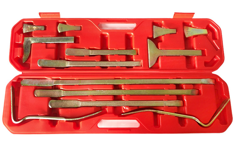 汽车钣金撬棒套装撬杆13件7件套撬杠撬棍大梁校正仪工具凹陷修复钣金