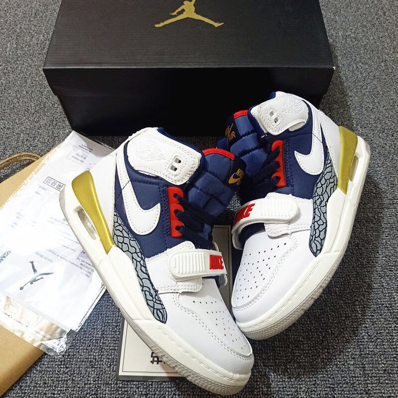 【官方旗舰】ni ke耐 aj1 low低帮篮球鞋aj312男女鞋湖人三合一白紫