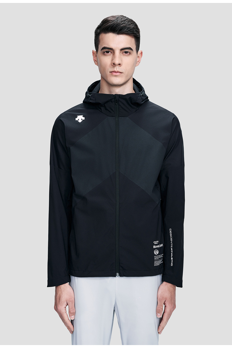 descente迪桑特training男子梭织上衣d2231twb55bk黑色l