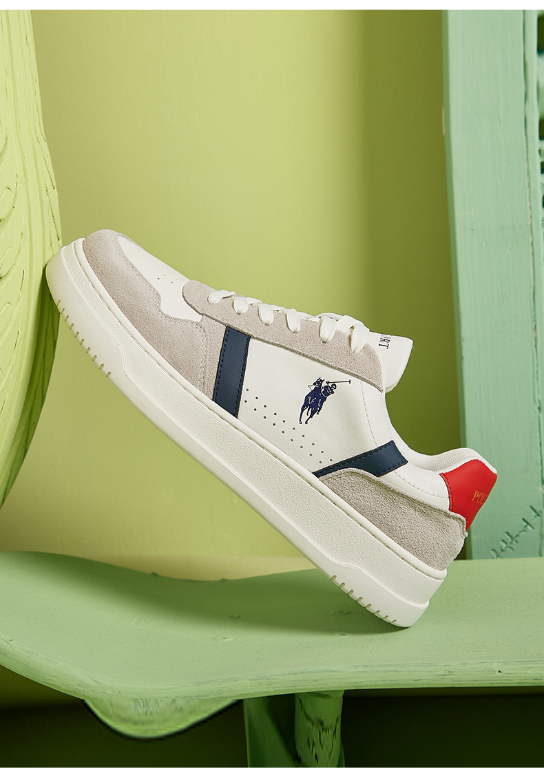 【商场同款】polo sport夏季新款男士休闲透气低帮板鞋系带时尚潮流