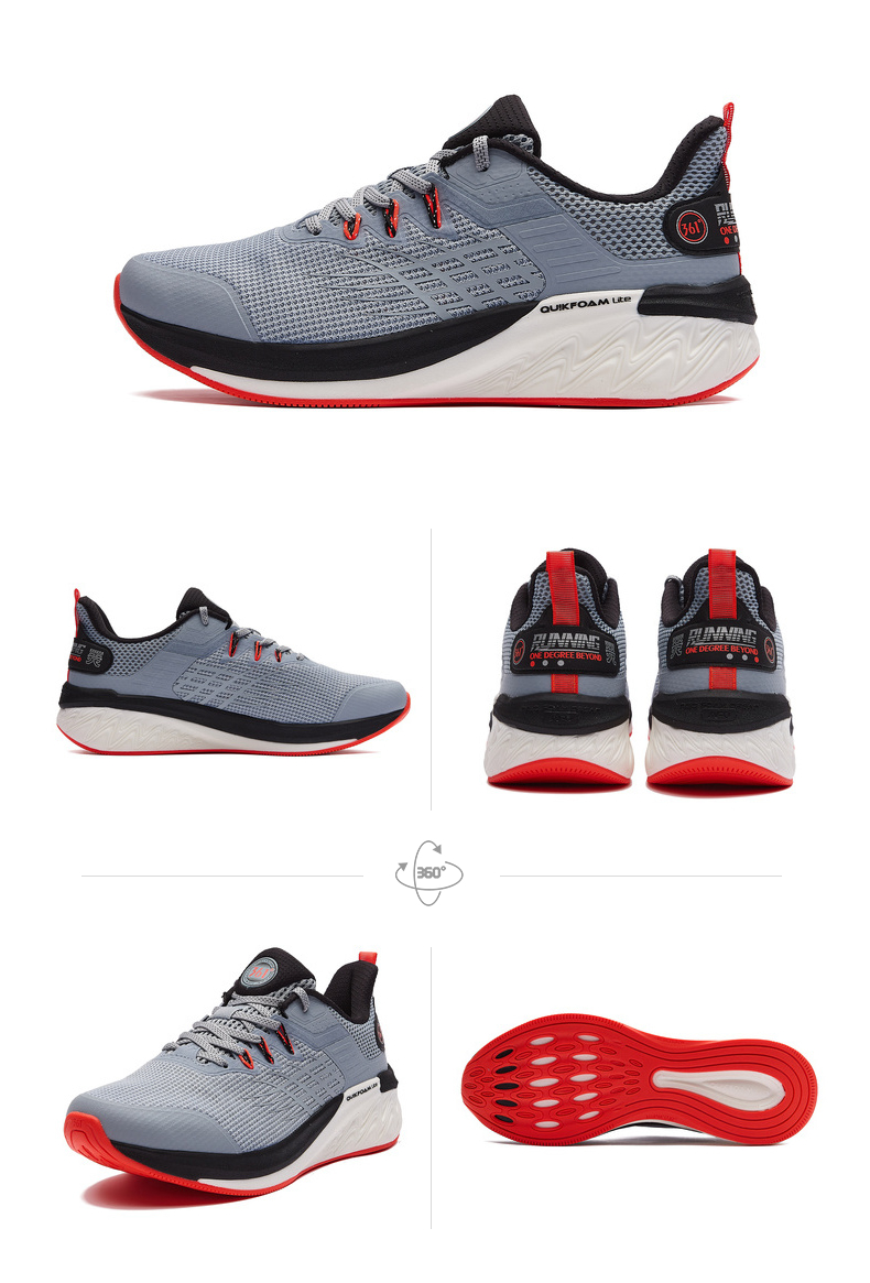 减震跑步鞋_361° 双悬浮科技 夜魅3.0 男款跑鞋 5765406219