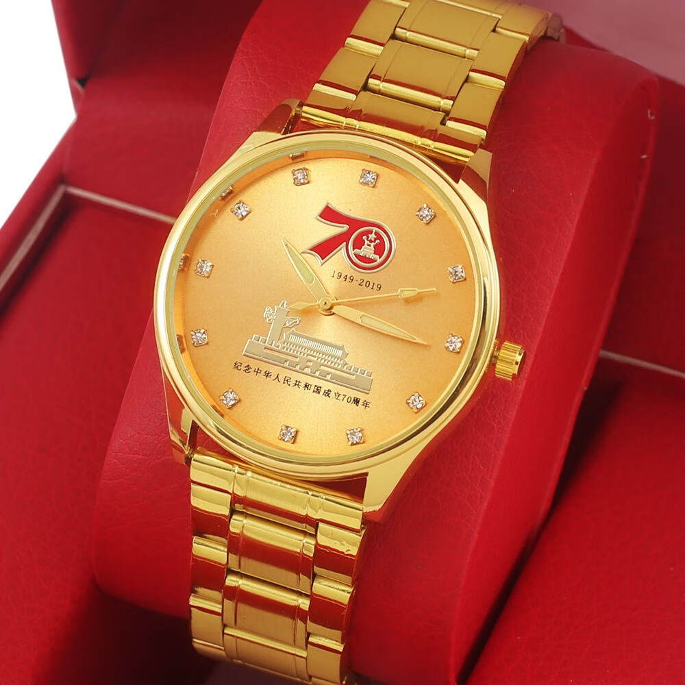 盛泰档案(st) 限时抢购纪念手表情侣表一盒两块能量夜光防水石英表男