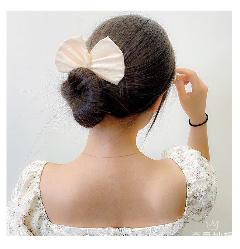 弥俏网红懒人扭扭夹蝴蝶结盘发器日系和风蝴蝶结布艺盘发神器女抖音