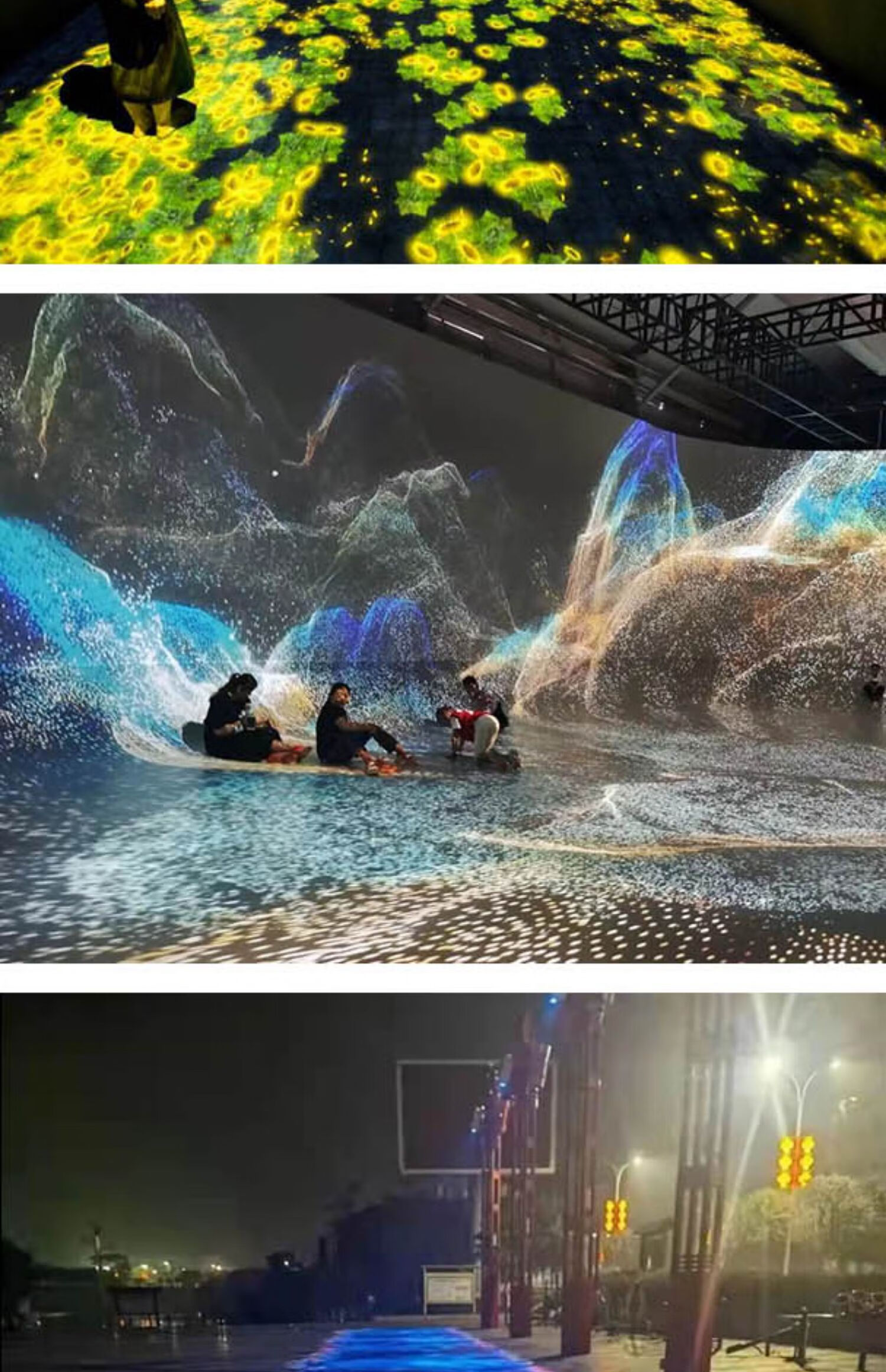 古丽康 3d全息裸眼户外地面投影仪餐厅沉浸式剧本杀ar互动游戏设备