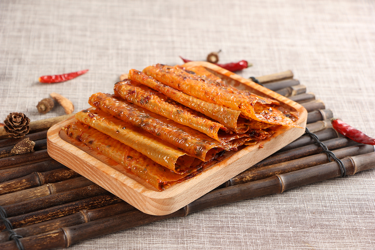 80后老式大辣片230g袋儿时怀旧辣豆皮麻辣零食老式8090大辣片大辣片