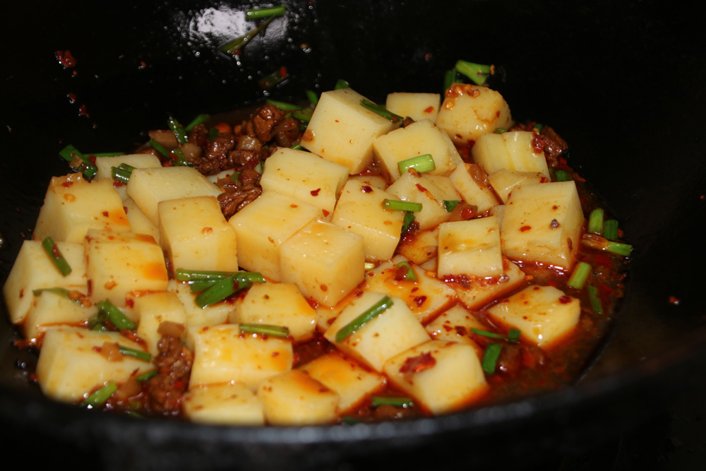 手工米豆腐送15包调料湖南怀化特产沅陵小吃农家自制米凉粉凉菜【图片