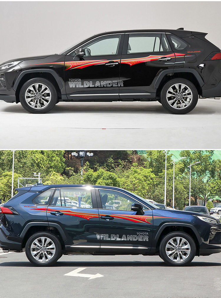 适用于丰田威兰达车贴装饰贴纸威兰达装饰车身丰田装饰贴纸改装件