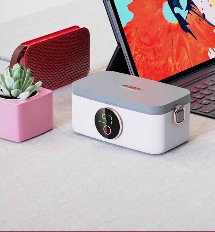 usb加热饭盒 可充电加热饭盒上班族学生车载usb带饭神器免注水自热