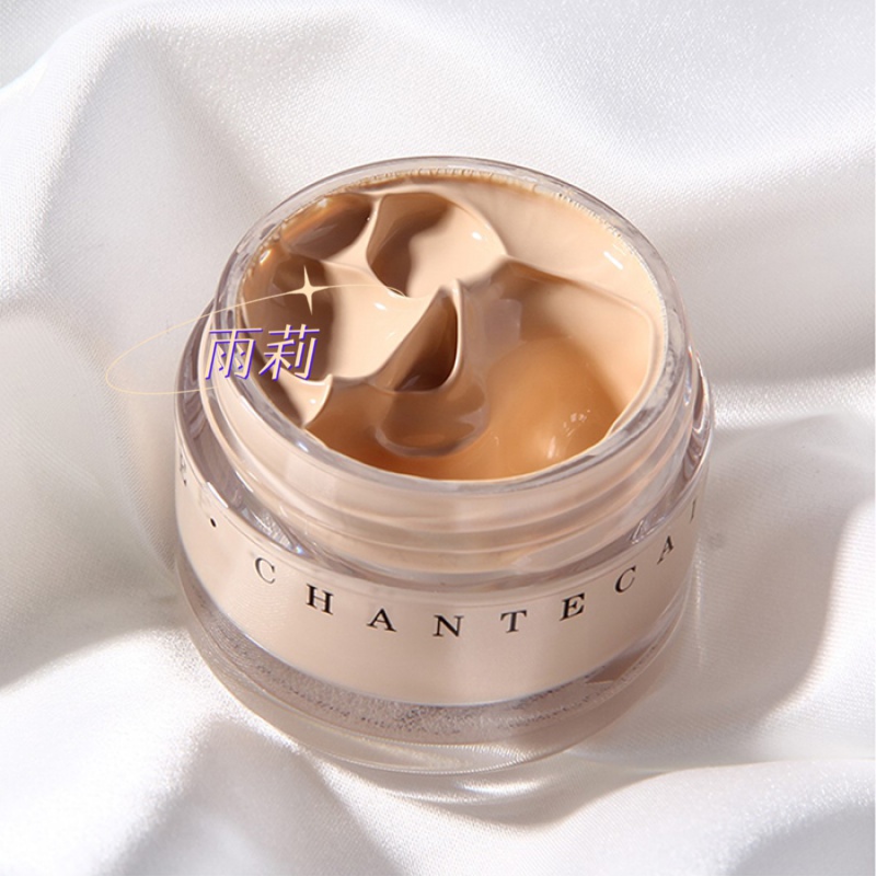香缇卡粉霜 未来肌肤粉霜小样chantecaille粉底试色试用遮瑕隔离底妆