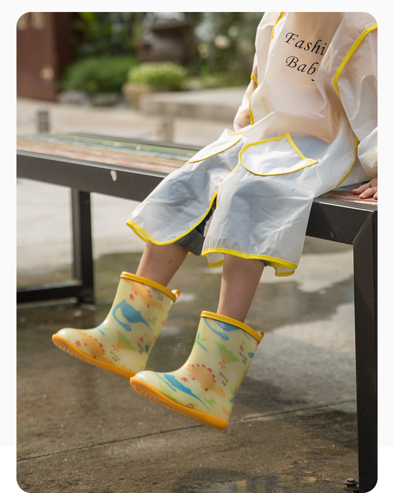 儿童雨衣雨鞋套装幼儿防滑小童水鞋婴儿水靴女童小孩小孩穿的雨衣雨