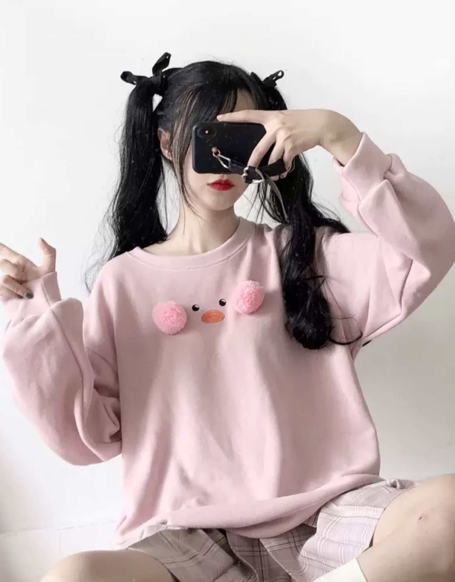 天使丝丝jk双马尾假发女假发卷马尾绑带式直马尾假发片软妹萝莉辫黑两