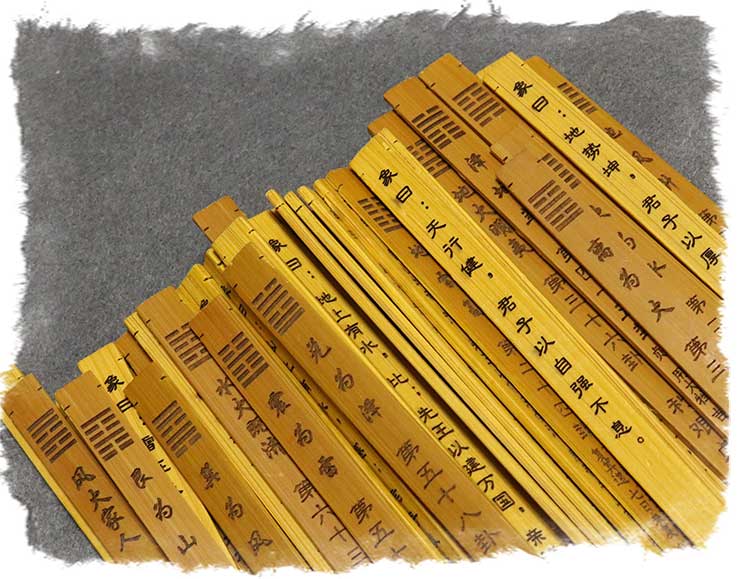 周易64卦签双面雕刻含卦辞象词卦序易经六十四卦文化国学收藏品质