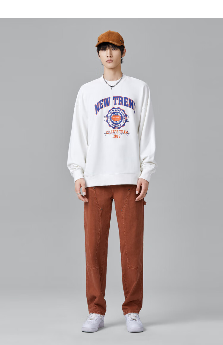 kilo meters km×fourtry联名2022秋季新款圆领卫衣男