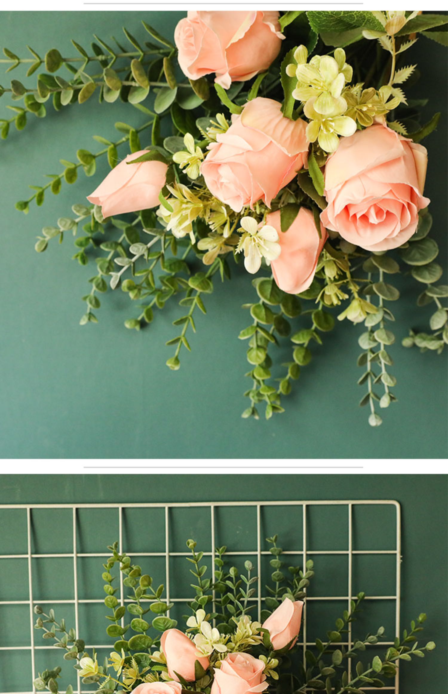 北欧ins仿真花假花干花花束摆设家居客厅餐桌摆花塑料花绢花花艺魅兰