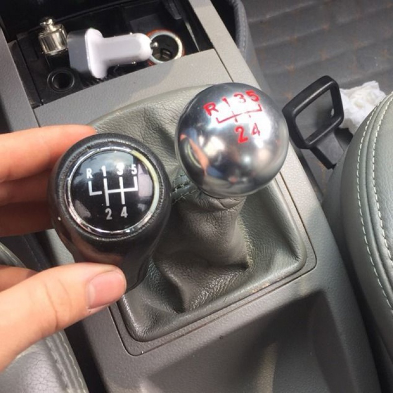 定制排挡头汽车改装波棍头gti手动挡排档头通用挡高尔夫档把头银色