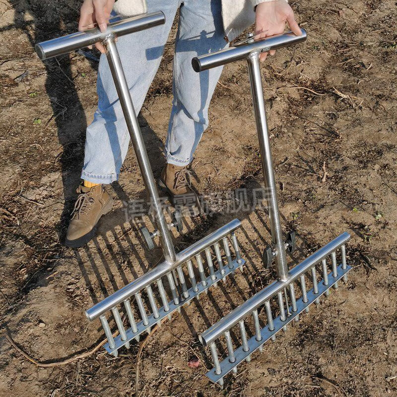 【闪电发货】移苗玉米器 栽葱神器葱栽子大葱叉子自动打孔工具洋葱