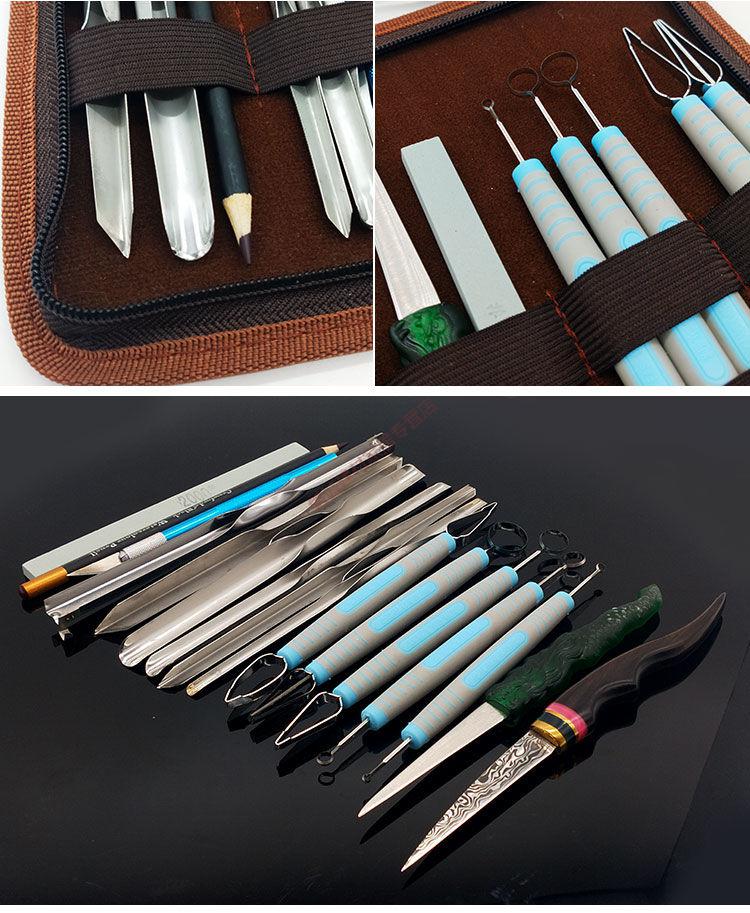 雕刻刀套装厨师雕刻刀拉刻刀戳刀掏刀水果雕刻刀拉线刀学生雕 we