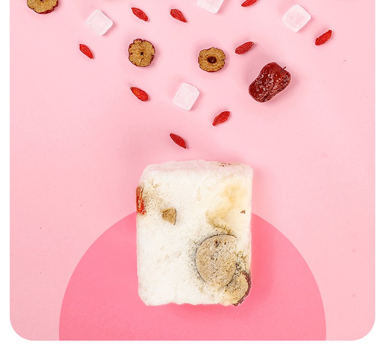 海福盛红枣枸杞银耳汤冻干汤即食冲泡银耳羹健康代餐免煮8杯装