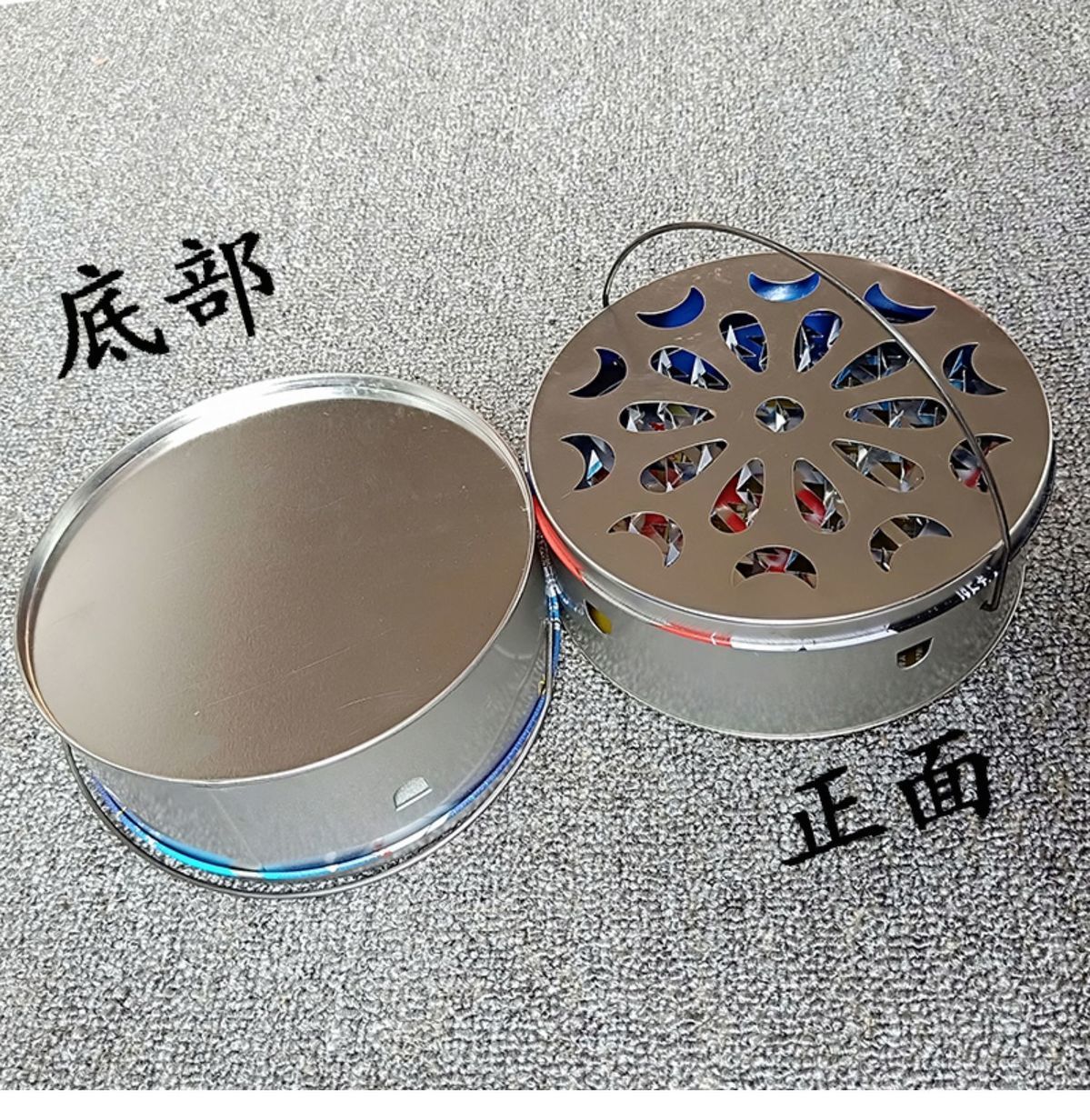 确邦 蚊香盘托蚊香盘创意文香托盘盘架蚊香盒带盖防火家用蚊香炉接灰