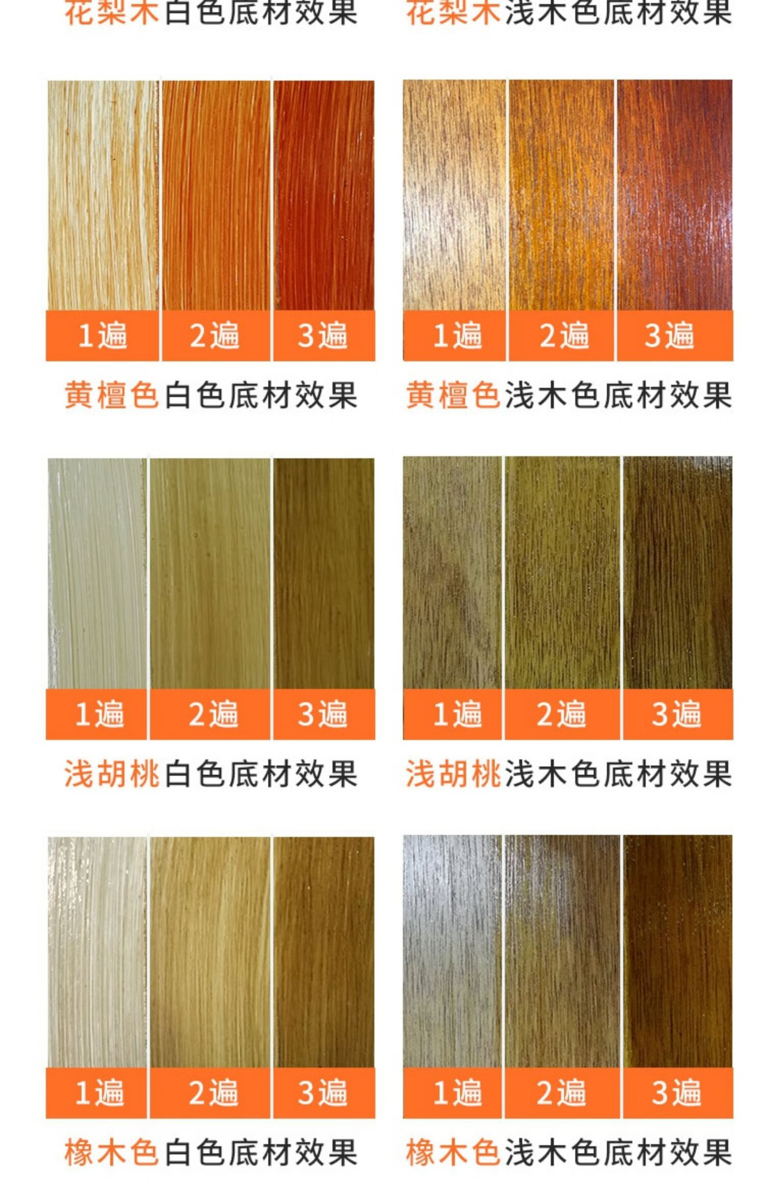 实木楼梯踏板翻新改色红木白色刷漆木扶手油漆木质护栏栏杆漆 黄花梨