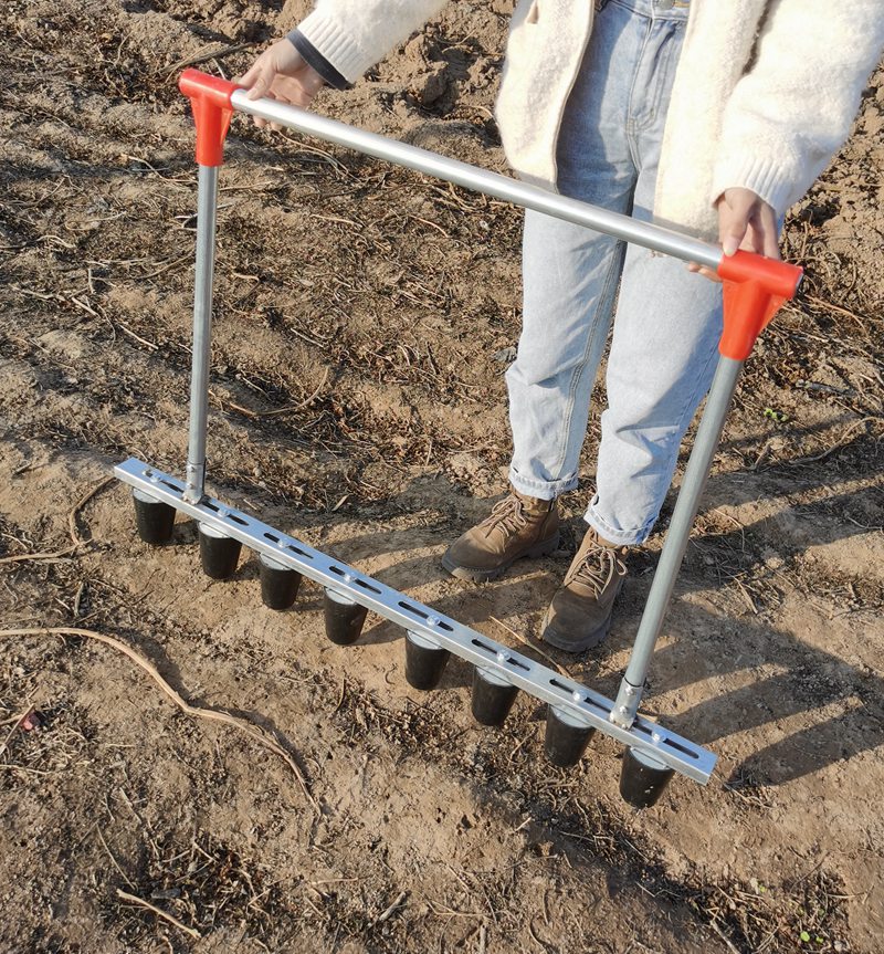 种草莓神器打孔机农用工具打窝栽苗移苗打洞打眼器大棚蔬菜定植器