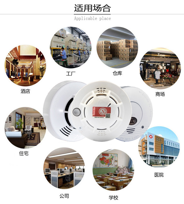 邁多多應急用品煙感報警器消防火災家用無線煙霧感應器獨立煙感器探測