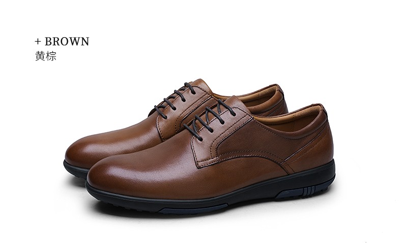 金利来(goldlion)皮鞋男经典男鞋时尚正装鞋商务休闲鞋男士皮鞋德比鞋