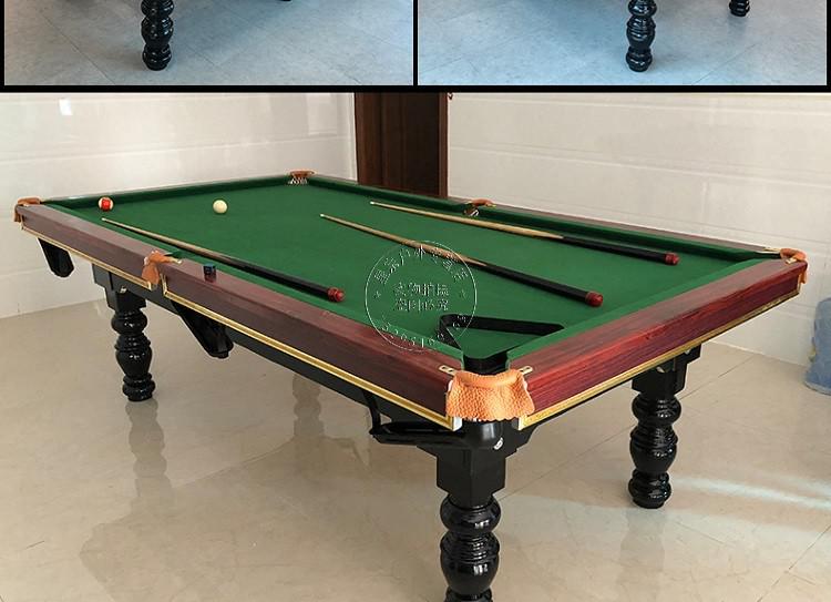 台球桌标准成人乒乓球二合一美式桌球台家用中式黑八实木商用广东豪华
