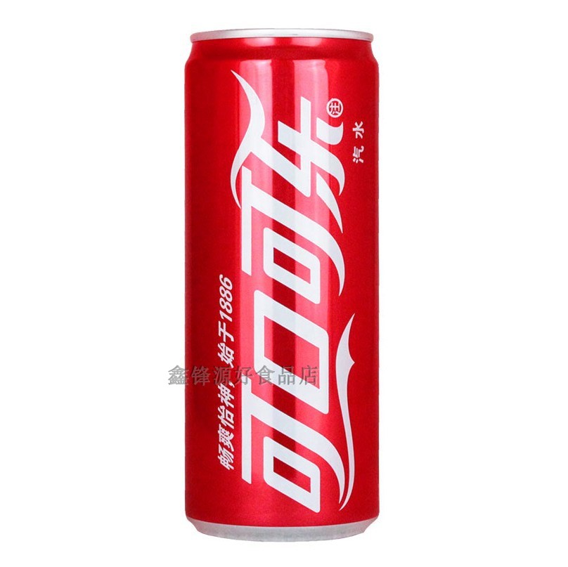 可口可乐(coca-cola)新日期细高灌可口可乐摩登灌汽水330ml*24听